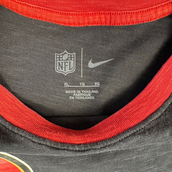 Nike San Francisco 49ers Raglan 3/4 Sleeve Shirt Youth XL 18–20 - Picture 4 of 6